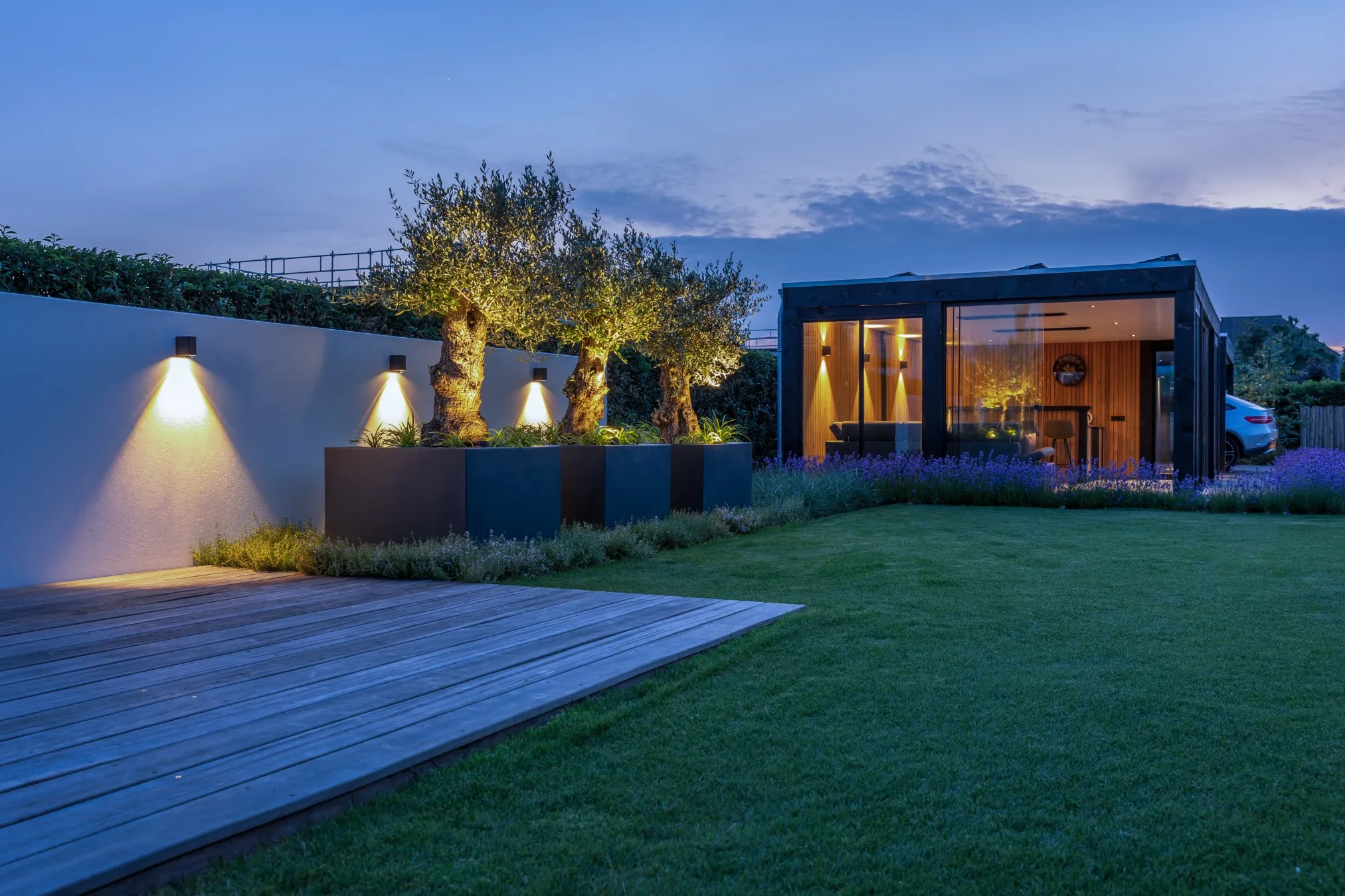 Houten Tuinkamer Met Glazen Schuifwanden Roald Tuindesign